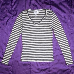Anthropologie Michael Stars Striped Long Sleeve Top Size XS/S